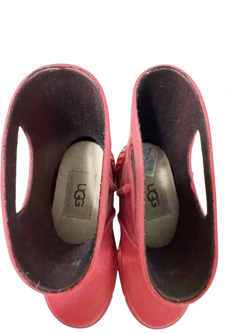 UGG Drizlita Mid-Calf Waterproof Rain Boots Samba Red Toddler Girl 8